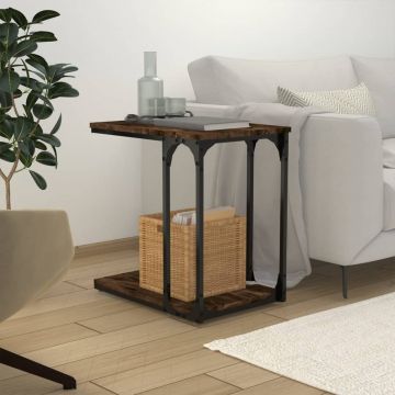 Gossi masa laterala, stejar fumuriu, 50x35x52 cm, lemn prelucrat