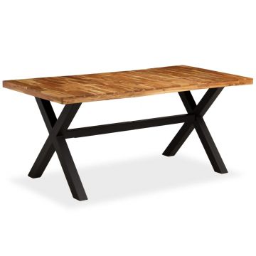 Gossi masa sufragerie lemn masiv de salcam si mango 180x90x76 cm