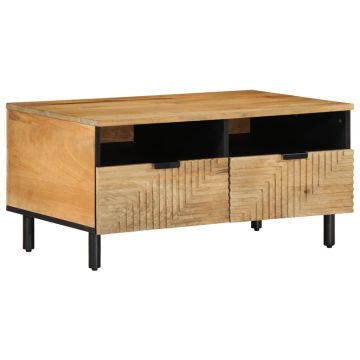 Gossi masuta cafea maro 80x54x40 cm lemn masiv de mango