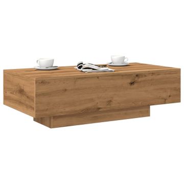 Gossi masuta cafea, stejar artizanal, 100x49,5x31 cm, lemn prelucrat
