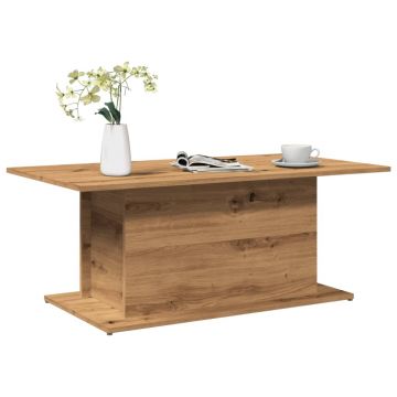 Gossi masuta cafea, stejar artizanal, 102x55,5x40 cm, lemn prelucrat