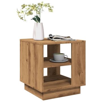 Gossi masuta cafea, stejar artizanal, 40x40x43 cm, lemn prelucrat