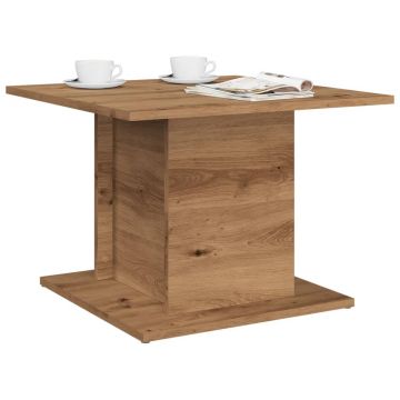 Gossi masuta cafea, stejar artizanal, 55,5x55,5x40 cm, lemn prelucrat