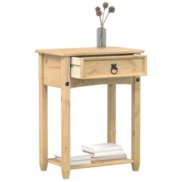 Gossi masuta consola corona, 55x35x73 cm, lemn masiv de pin