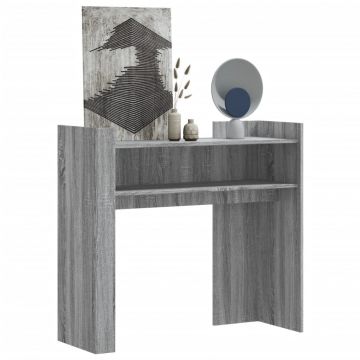 Gossi masuta consola, gri sonoma, 100x35x90 cm, lemn prelucrat