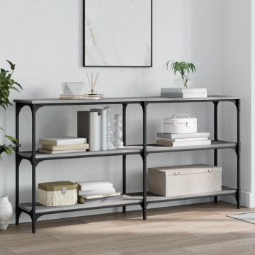 Gossi masuta consola, gri sonoma, 150x29x75 cm, lemn prelucrat