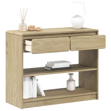 Gossi masuta consola sauda, stejar, 89,5x36,5x73 cm, lemn masiv pin