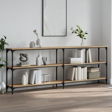 Gossi masuta consola, stejar sonoma, 200x29x75 cm, lemn prelucrat