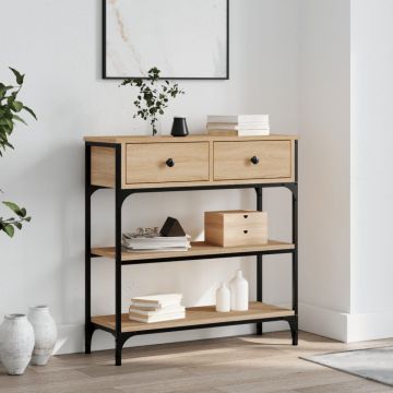 Gossi masuta consola, stejar sonoma, 72,5x25x75 cm, lemn prelucrat