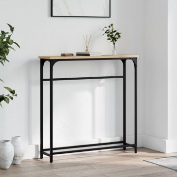 Gossi masuta consola, stejar sonoma, 75x19,5x75 cm, lemn prelucrat
