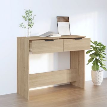 Gossi masuta consola, stejar sonoma, 90x36x75 cm, lemn prelucrat