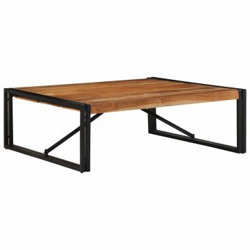 Gossi masuta de cafea 100x100x35 cm din lemn masiv de salcam
