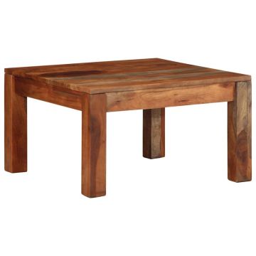Gossi masuta de cafea 60x60x35 cm din lemn masiv de salcam