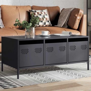 Gossi masuta de cafea antracit 101,5x50x43,5 cm, otel laminat la rece