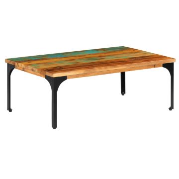 Gossi masuta de cafea, 100 x 60 x 35 cm, lemn masiv reciclat