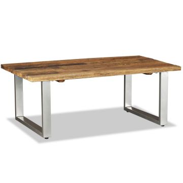 Gossi masuta de cafea, 100 x 60 x 38 cm, lemn masiv reciclat