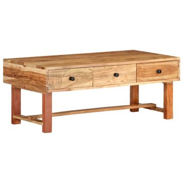 Gossi masuta de cafea, 100x50x40 cm, lemn masiv de acacia