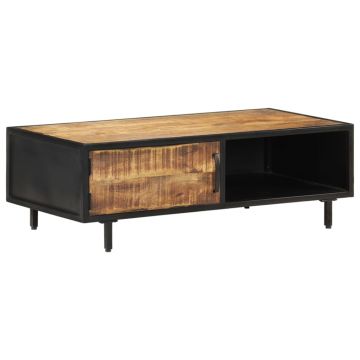 Gossi masuta de cafea, 105x50x35 cm, lemn de mango nefinisat