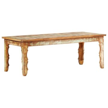 Gossi masuta de cafea, 110 x 50 x 40 cm, lemn masiv reciclat