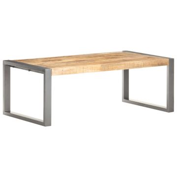 Gossi masuta de cafea, 110x60x40 cm, lemn de mango nefinisat