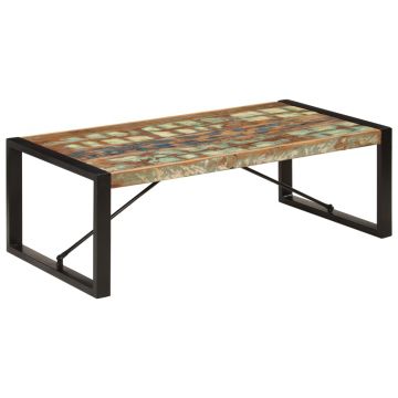 Gossi masuta de cafea, 120 x 60 x 40 cm, lemn masiv reciclat