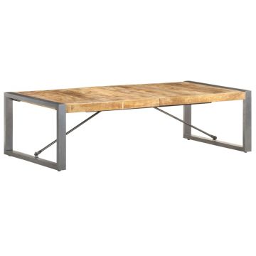 Gossi masuta de cafea, 140 x 70 x 40 cm, lemn de mango nefinisat