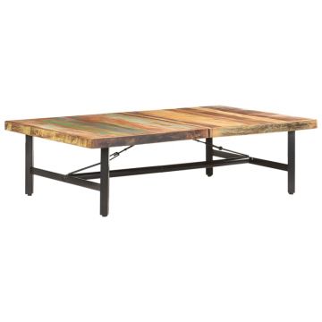 Gossi masuta de cafea, 142x90x42 cm, lemn masiv reciclat