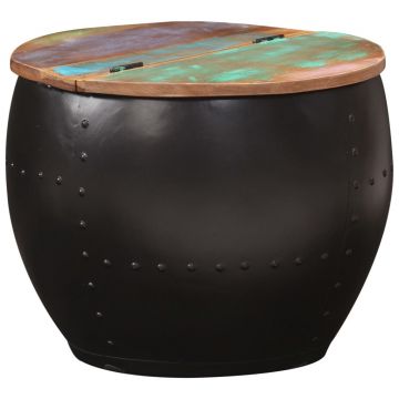 Gossi masuta de cafea, 53 x 43 cm, lemn masiv reciclat
