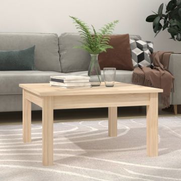 Gossi masuta de cafea, 55x55x30 cm, lemn masiv de pin