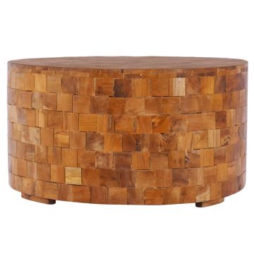 Gossi masuta de cafea, 60 x 60 x 35 cm, lemn masiv de tec