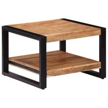Gossi masuta de cafea, 60 x 60 x 40 cm, lemn masiv de acacia