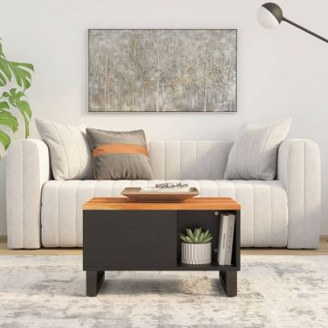 Gossi masuta de cafea, 60x50x35 cm, lemn masiv de acacia