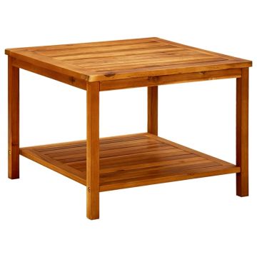 Gossi masuta de cafea, 60x60x45 cm, lemn masiv de acacia