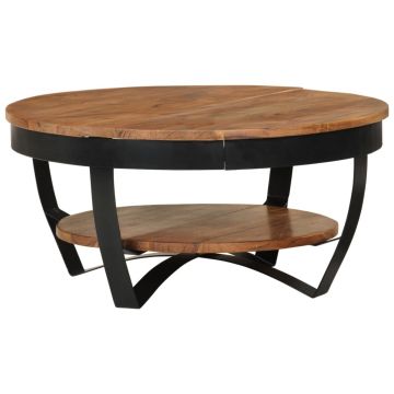 Gossi masuta de cafea, 65 x 65 x 32 cm, lemn masiv de acacia