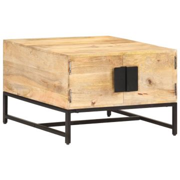 Gossi masuta de cafea, 67x67x45 cm, lemn masiv de mango