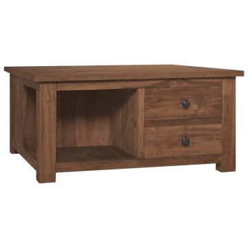 Gossi masuta de cafea, 68 x 68 x 33 cm, lemn masiv de tec