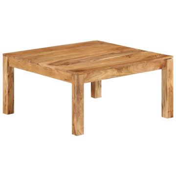 Gossi masuta de cafea, 80 x 80 x 40 cm, lemn masiv de acacia
