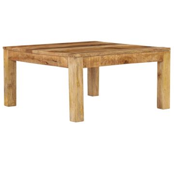 Gossi masuta de cafea, 80 x 80 x 40 cm, lemn masiv de mango