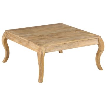 Gossi masuta de cafea, 80 x 80 x 40 cm, lemn masiv de mango