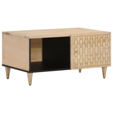 Gossi masuta de cafea, 80x50x40 cm, lemn masiv de mango