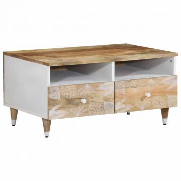 Gossi masuta de cafea, 80x54x40 cm, lemn masiv de mango
