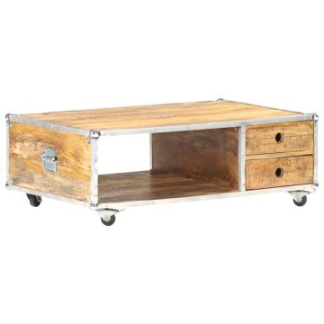 Gossi masuta de cafea, 89x59x33 cm, lemn masiv de mango nefinisat