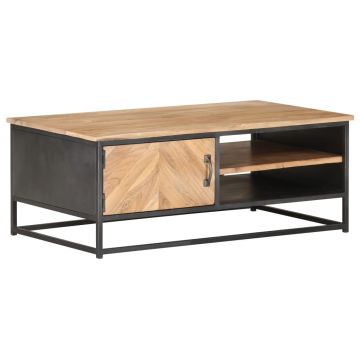 Gossi masuta de cafea, 90x50x35 cm, lemn masiv de acacia