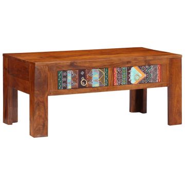 Gossi masuta de cafea, 90x50x40 cm, lemn masiv de acacia