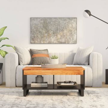 Gossi masuta de cafea, 90x50x40 cm, lemn masiv de acacia