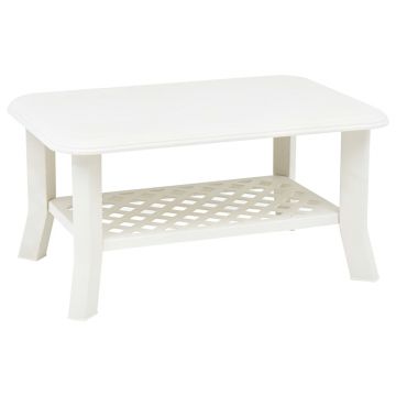 Gossi masuta de cafea, alb, 90 x 60 x 46 cm, plastic