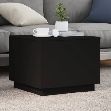 Gossi masuta de cafea cu lumini led, negru, 50x50x40 cm