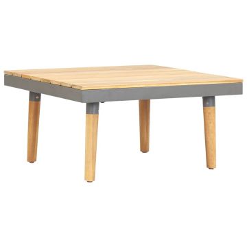 Gossi masuta de cafea de gradina, 60x60x31,5 cm lemn masiv acacia