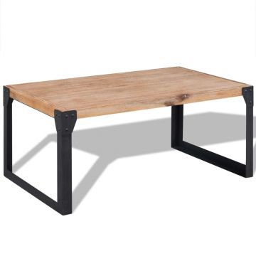 Gossi masuta de cafea din lemn masiv de acacia, 100 x 60 x 45 cm