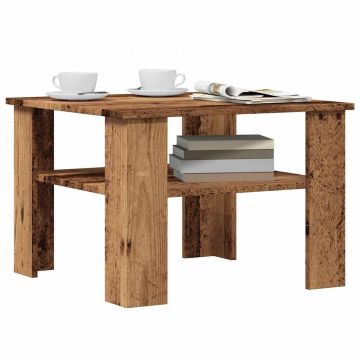 Gossi masuta de cafea din lemn vechi 60x60x42 cm lemn prelucrat